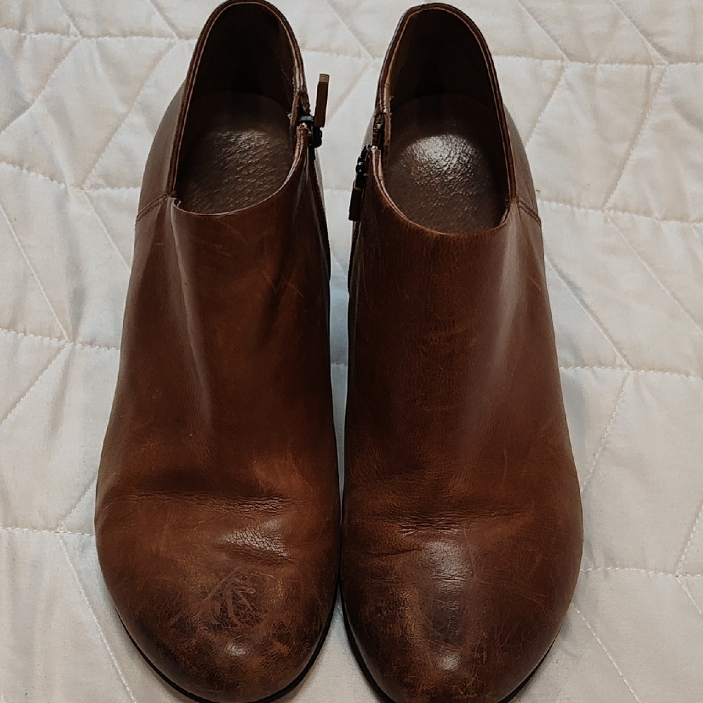 Dansko Womens Raina Leather Round Toe Ankle Fashion BOOTS Brown size 39/9